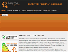 Tablet Screenshot of dogma-upravljanje.com